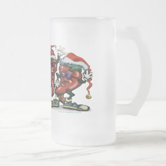Taza De Cristal Esmerilado Especias navidades