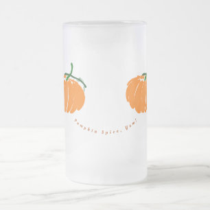 Taza De Cristal Esmerilado ¡Especie de calabaza, cielo!