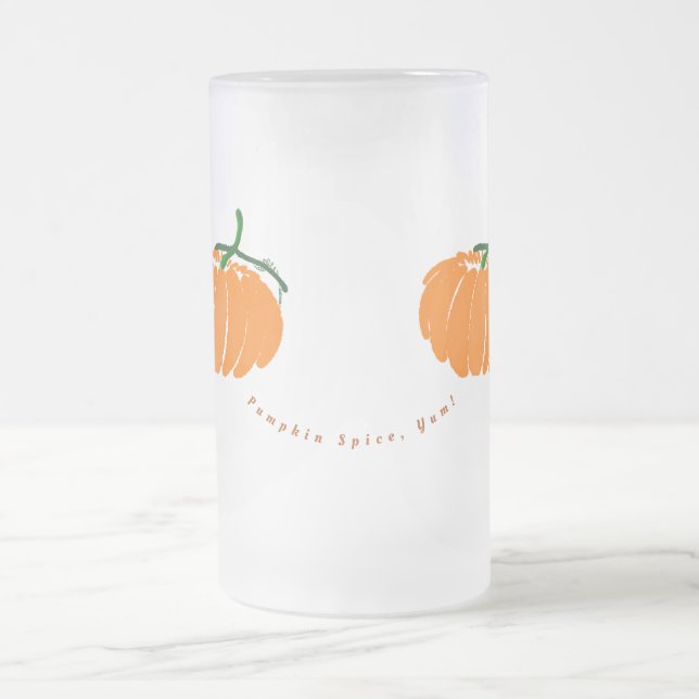 Taza De Cristal Esmerilado ¡Especie de calabaza, cielo! (Centro)