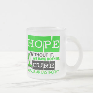 Taza De Cristal Esmerilado ESPERANZA 2 de la distrofia muscular