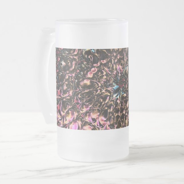 Taza De Cristal Esmerilado Espiral Gemstone (Anverso izquierdo)