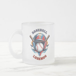 Taza De Cristal Esmerilado Espíritu de todas las estrellas: deportes clásicos