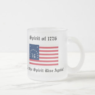 Taza De Cristal Esmerilado Espíritu del estiércol de 1776