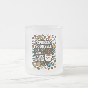 Taza De Cristal Esmerilado Espresso