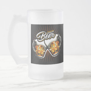 Taza De Cristal Esmerilado Estándar