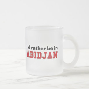 Taza De Cristal Esmerilado Estaría bastante en Abiyán