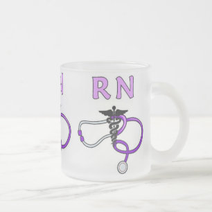 Taza De Cristal Esmerilado Estetioscopio RN