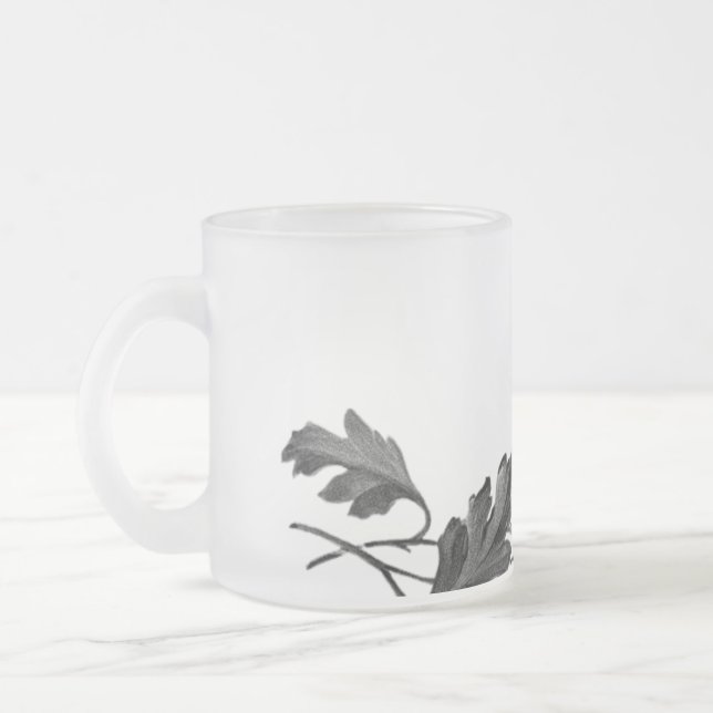 TAZA DE CRISTAL ESMERILADO ESTILO DE DISEÑO DE ARTE DE LOTE (Izquierda)
