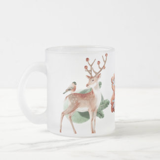 Taza De Cristal Esmerilado Estilo Sip - Vidrio de Año Nuevo