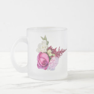 Taza De Cristal Esmerilado Estilos clásicos Florals