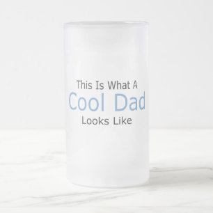 Taza De Cristal Esmerilado Esto es lo que parece un papá fresco