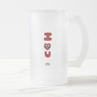 Taza De Cristal Esmerilado Estoy mareada U Grande Escarcha De Vidrio