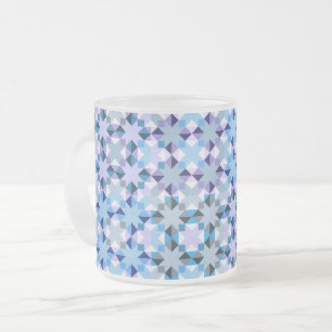 Taza De Cristal Esmerilado Estrella de retoño de invierno