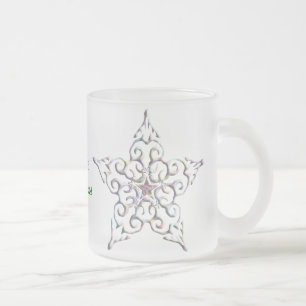 Taza De Cristal Esmerilado Estrella irlandesa Mug