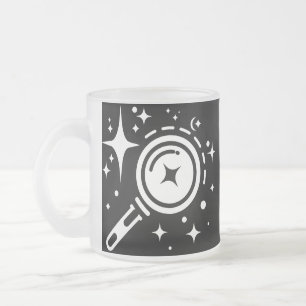 Taza De Cristal Esmerilado Estrellas espumosas, el ejemplo de una era digital