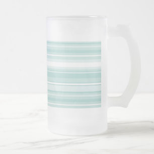 Taza De Cristal Esmerilado Estribos verdes de menta