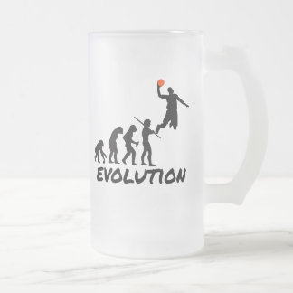 Taza De Cristal Esmerilado Evolución del baloncesto