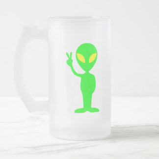 TAZA DE CRISTAL ESMERILADO EXTRANJERO VERDE