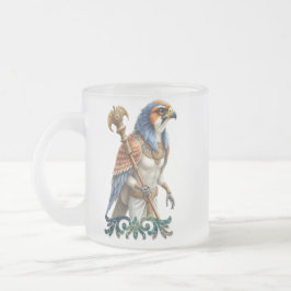 Taza De Cristal Esmerilado Eye of the Sun – The Eternal Falcon of the Desert 
