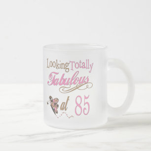Taza De Cristal Esmerilado Fabuloso en 85