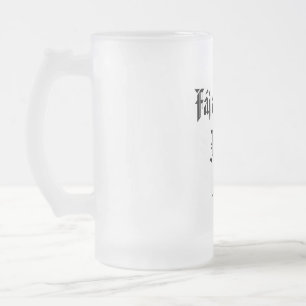 Taza De Cristal Esmerilado Fáj a faszom Jelen-t iszom sörös korsó