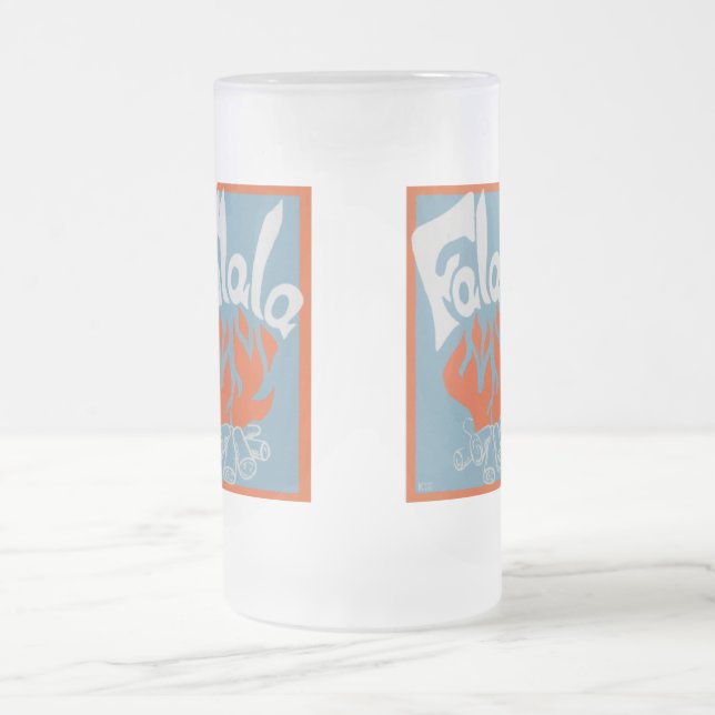 Taza De Cristal Esmerilado FaLaLa (Centro)