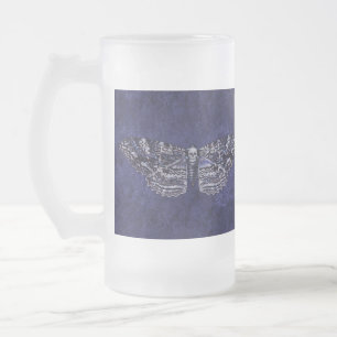 Taza De Cristal Esmerilado Falln Deathshead Moth