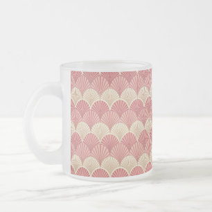 Taza De Cristal Esmerilado Fans Pink Mid-Century