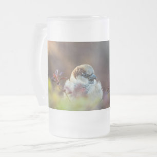 Taza De Cristal Esmerilado Fantasca de la escarcha del baño solar
