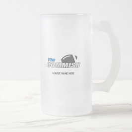 Taza De Cristal Esmerilado Fantasía de Mug Frosted de 16 oz
