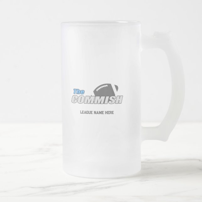 Taza De Cristal Esmerilado Fantasía de Mug Frosted de 16 oz (Derecha)