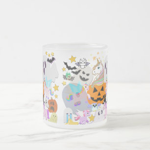 Taza De Cristal Esmerilado fantasma de Mikitiez manga anime fiesta de monstru