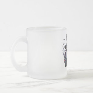 Taza De Cristal Esmerilado Fantasy Witch Art Mug