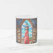 Faro de vidrio emplomado
