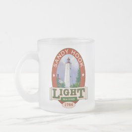 Taza De Cristal Esmerilado Faro del gancho de Sandy