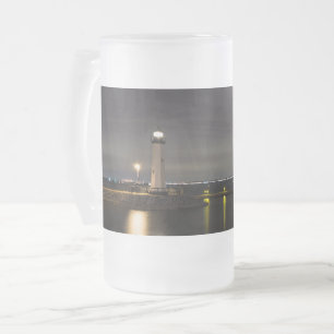 Taza De Cristal Esmerilado Faro Harbour Rockwall Lighthouse Frog