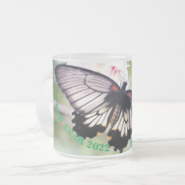 Taza De Cristal Esmerilado Feliz Año Nuevo 2024