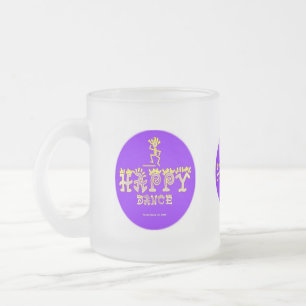 Taza De Cristal Esmerilado Feliz baile (2b) Mug