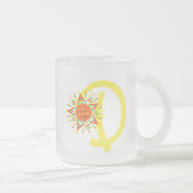 Taza De Cristal Esmerilado Feliz combustible "D" (Derecha)