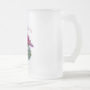 Taza De Cristal Esmerilado Feliz Cumpleaños a mi Esposa Preciosa