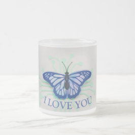 Taza De Cristal Esmerilado Feliz Día de San Valentín 2022