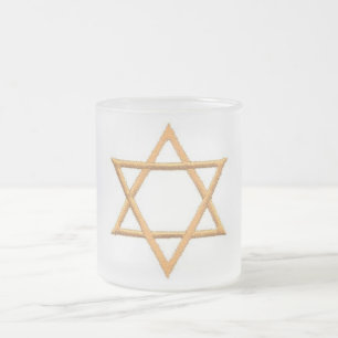 Taza De Cristal Esmerilado Feliz Pascua