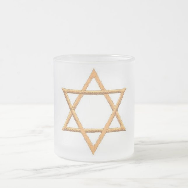 Taza De Cristal Esmerilado Feliz Pascua (Centro)