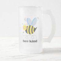 Feliz princesa de abejas con corona y lema Bee Kin