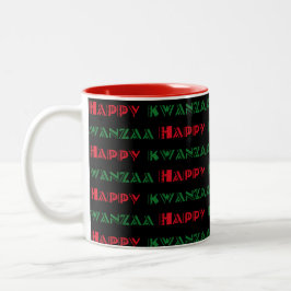 Taza De Cristal Esmerilado Feliz saludo de Kwanzaa 2