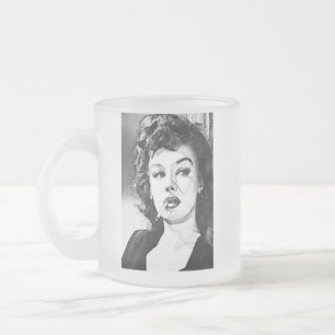 Taza De Cristal Esmerilado Femme Fatale