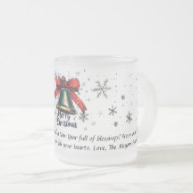 Festividad de Bell Mug - Navidades personalizados
