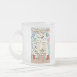 TAZA DE CRISTAL ESMERILADO FG BOO BDAY MUG