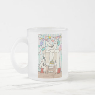 TAZA DE CRISTAL ESMERILADO FG BOO BDAY MUG