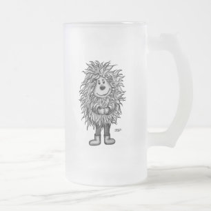 Taza De Cristal Esmerilado Fidel El Pequeño Goblin Forestal
